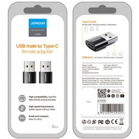 تصویر مبدل USB به USB-C جوی روم مدل S-H152 پک 2 عددی 