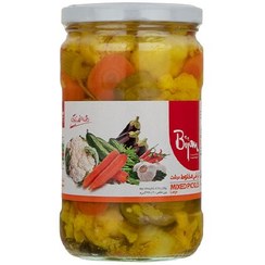 تصویر ترشی مخلوط بیژن - 670 گرم Pickled Bijan mixture - 670 g