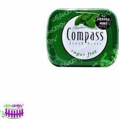 تصویر خوشبو کننده دهان نعنا فلفلی بدون قند کومپاس – compass 