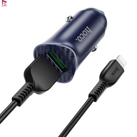 تصویر شارژر فندکی 18 وات هوکو مدل Z39 به همراه کابل میکرو HOCO Z39 MICRO 18W CAR CHARGER