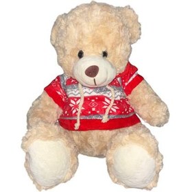 تصویر عروسک خرس لباس کریسمس مدل Christmas dress bear 