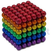 تصویر خرید مجموعه ۲۱۶ عددی گوی مغناطیسی در ۶ رنگ 