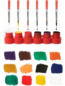 تصویر گواش ۱۲ رنگ پازلی فونزل ۵۰۷۸ 