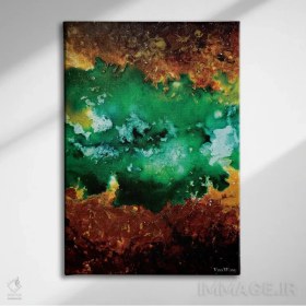 تصویر تابلو انتزاعی باغ های درونی ۵ اثر وین ونگ - بوم گالری ایماژ / 30x45 / بوم کلاف‌شده Inner Gardens V BY Vinn Wong