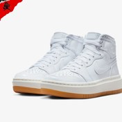 تصویر کفش بسکتبال ایر جردن مدل ۱ الویت رنگ خاکستری دودی 