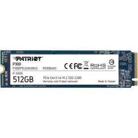 تصویر اس اس دی اینترنال M.2 NVMe پاتریوت مدل P300 ظرفیت 512 گیگابایت Internal SSD PATRIOT P300 NVMe M.2 512GB