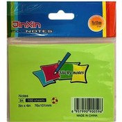 تصویر استیکی نوت (Sticky Note) برند Jinxin، وارداتی، سایز بزرگ 76 در101، صد برگ، چند رنگ، پست ایت (Post It)، دفتر یادداشت 