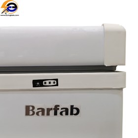 تصویر فریزر صندوقی برفاب دو درب مدل CF2D-430 فریزر صندوقی برفاب مدل CF430 دارای دو درب و توان مصرفی 100 وات، جهت باز شدن درب فریزر از بالا، دارای دستگیره درب افقی، مجهز به عملکرد تراکمی