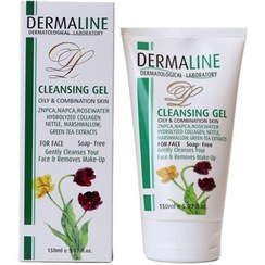 تصویر درمالاین شوینده پوست های چرب و مختلط 150ML DERMALINE CLEANSING GEL FOR OILY AND COMBINATION SKIN 150ML