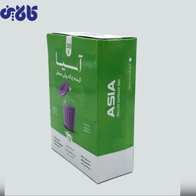 تصویر کیسه زباله آسیا سه رول سبز سایز 70*55 (متوسط) Asia Trash Bags 3 Rolls Green Size 70*55 (Medium)