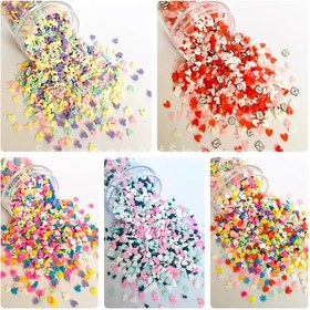 تصویر فیمو قلب رنگی 