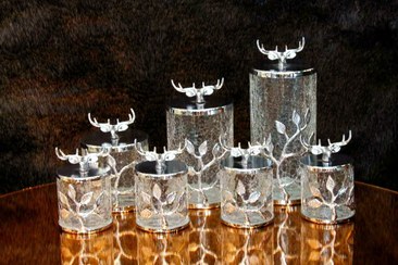 تصویر سرویس پا سماوری هفت پارچه جنس برنجی 