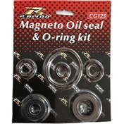 تصویر کاسه نمد اورینگ دستگاه برق موتور سیکلت راپیدو مدل RPDO125 مناسب برای هندا 125 مجموعه 6 عددی 