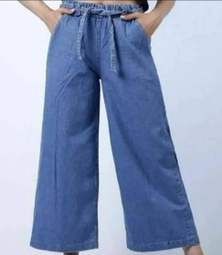تصویر شلوار جین بگ زنانه 