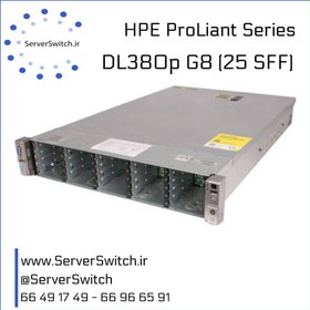 تصویر سرور استوک اچ پی DL380 G8 25SFF 