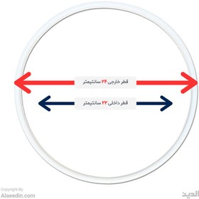 تصویر واشر زودپز سب باریک 24 