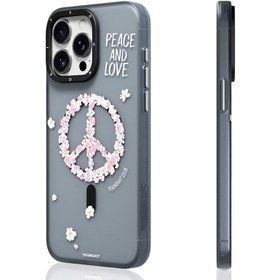 تصویر قاب یانگکیت YOUNGKIT مدل Flower of Peace همراه با مگ سیف - Youngkit Flower of Peace Iphone Case With MagSafe 