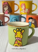 تصویر فنجون قهوه خوری زرافه 