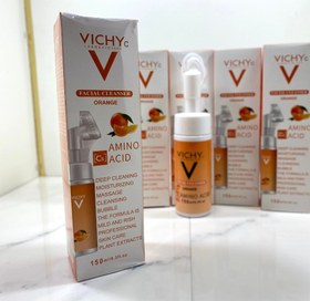 تصویر فیس واش براشدار ویچی ویتامین سی Vichy