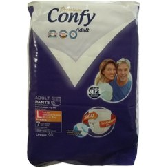 تصویر پوشک شورتی بزرگسالان کانفی سایز ا CONFY ADHESIVE ADULT DIAPERS CONFY ADHESIVE ADULT DIAPERS