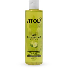 تصویر ژل شستشو صورت لیمو ویتولا 200 میل vitola oil balancing facial wash