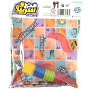 تصویر منچ و سرپله پارچه ای منچ و مار و پله