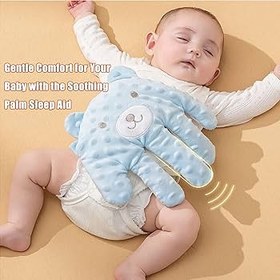 تصویر دست نوازشگر کنترلی نوزاد شارژی رنگ سفید و صورتی 