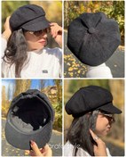 تصویر کلاه کاپیتانی کبریتی - مشکی 