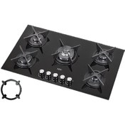 تصویر اجاق گاز میکس پلاس مدل 521G ۵ شعله شیشه ای 