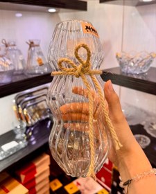 تصویر گلدان های شیشه ای 