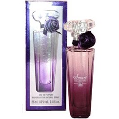 تصویر عطر ادوپرفیوم زنانه اسمارت کالکشن مدل 404 رایحه لانکوم میدنایت رز حجم ۲۵ میل 