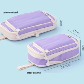 تصویر جامدادی ۲ زیپه مدل AN2207 