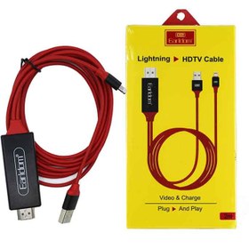 تصویر کابل 2 متری لایتنینگ به HDMI ا Lightning To HDMI Cable 2m Lightning To HDMI Cable 2m