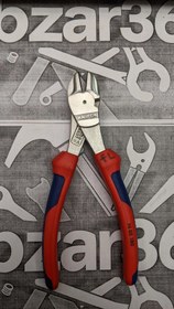 تصویر انبر سیم چین کنیپکس مدل 7405180 سایز 7 اینچ Knipex 7405180 High Leverage Diagonal Cutter