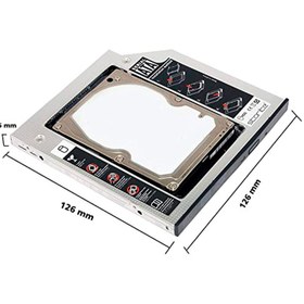 تصویر باکس هارد caddy اینچی 2.5 12.7mm 