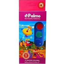 تصویر آبرنگ 12 رنگ پالمو کد 007 