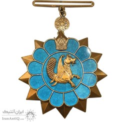 تصویر نشان فرهنگ و هنر - UNC - محمد رضا شاه "Knowledge sign - UNC - mohammad reza shah"