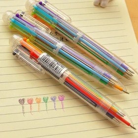 تصویر خودکار 6 رنگ Multicolor Mini Pen-6color