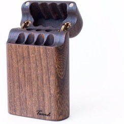 تصویر جاسیگاری چوبی دستساز مارون 