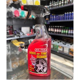 تصویر فوم تميز کننده رينگ و لاستيک مفرا مدل WHEEL AND TYRE CLEANER 