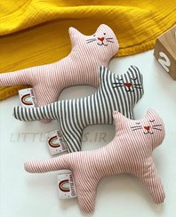 تصویر عروسک پیشی راه راه طرح ایکیا 