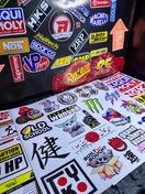 تصویر پک استیکر ریس (Racing) خودرو - ضد آب، مقاوم در برابر آفتاب - طرح 3 