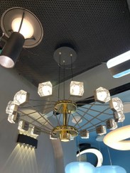 تصویر لوستر وارداتی 16 شعله 