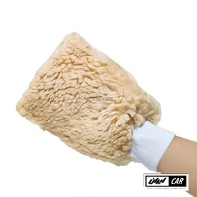 تصویر دستکش شستشو خودرو پوست بره مدل Genuine Lambswool Wash Mitt 