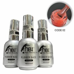 تصویر رابر بیس ناخن ان بی آی ۱۵ میل کد ۰۲ 