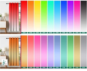 تصویر رنگ بندی پرده های پانچی مخمل و هازان 