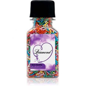 تصویر ترافل تزئین کیک ورمیشل رشته ای رنگی - 60 گرم 