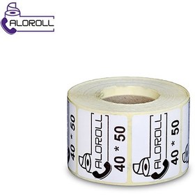 تصویر لیبل حرارتی تاپ لیبل 50x40 ا 50x40 Thermal Printer Paper Label 50x40 Thermal Printer Paper Label