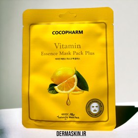 تصویر ماسک ورقه ای پلاس ویتامین ۱۰۰% ساخت کره جنوبی برند COCOPHARM 