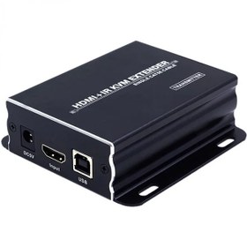 تصویر کی وی ام اکستندر لایم استون مدل LS-HKE120 طول 120 متر Limestone LS-HKE120 120M HDMI And USB Extension Device